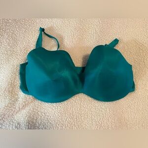 Cacique Blue Full-Coverage Bra with Underwire Size 46DDD